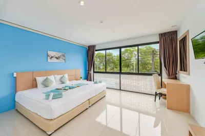 Superior Double or Twin Room with Sea View — De Blue Sea Rawai Hotel